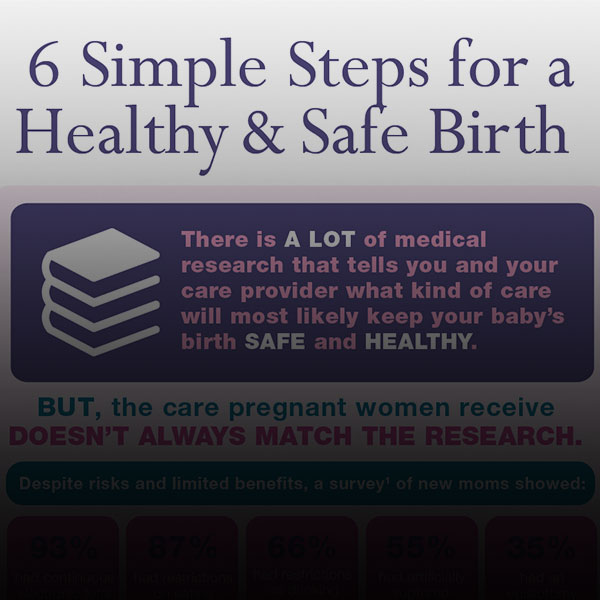 Six steps to healthy birth